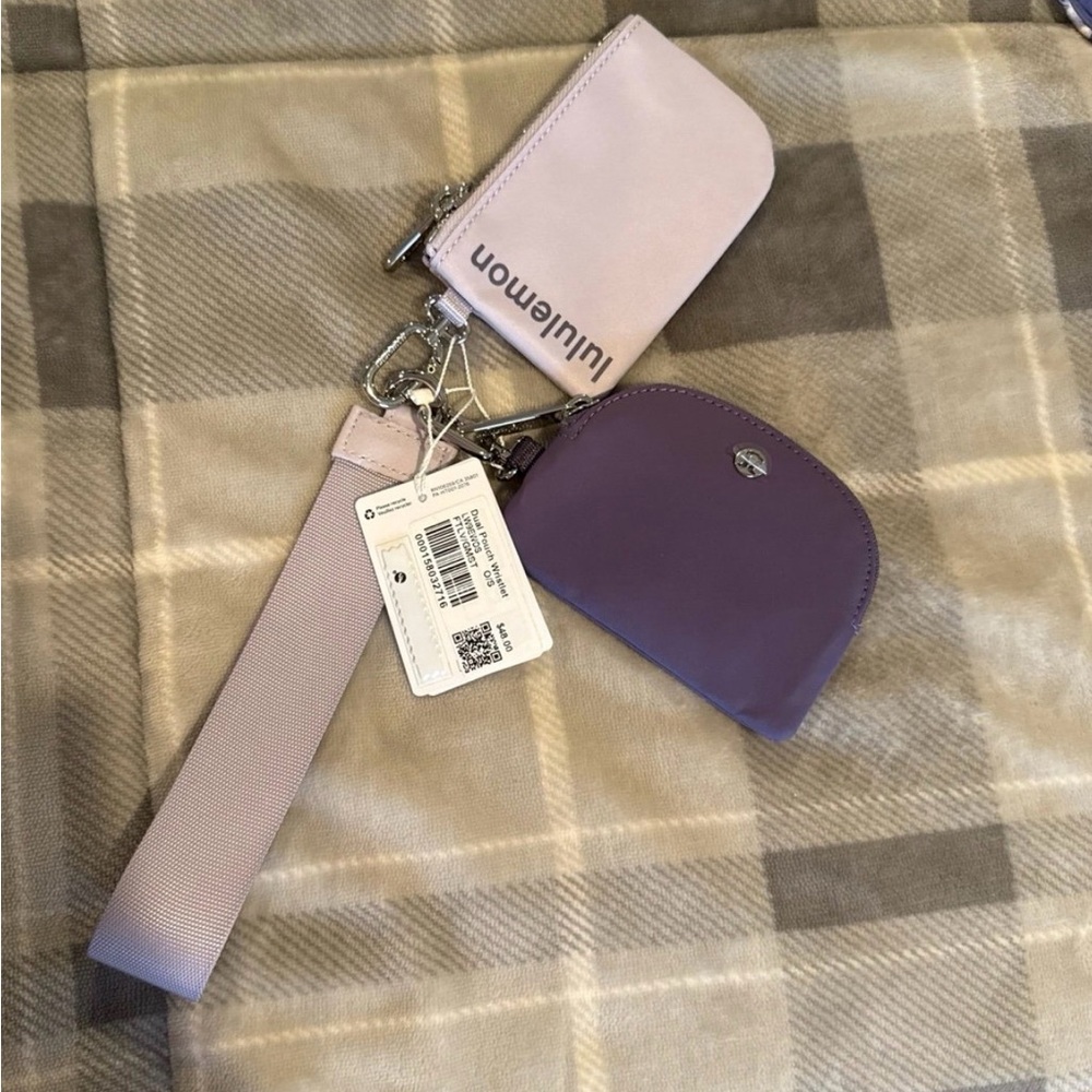 lululemon Lavender & Lilac Keychain Pouch Duo